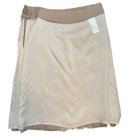 Sisley by Anthropologie women's beaded, embroidered skirt. - Picture 5 of 9